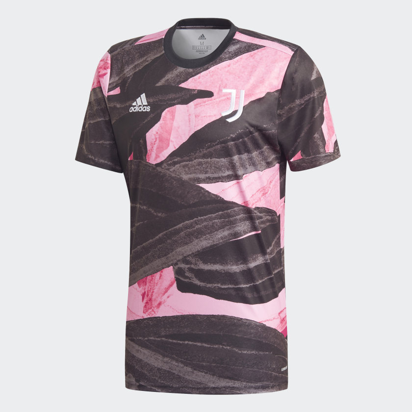 Juventus pink discount and black jersey