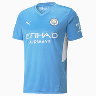 Load image into Gallery viewer, Manchester City FC Boys&#39; Home Replica Jersey
