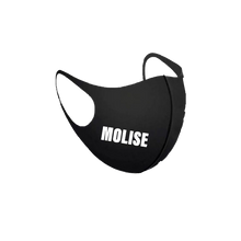 Load image into Gallery viewer, Molise Black Breathable Face Mask Unisex

