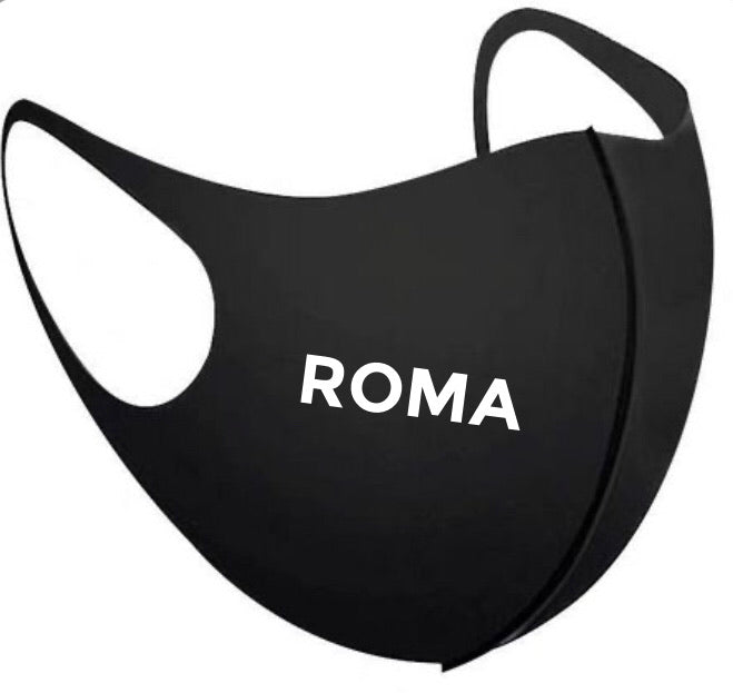 Roma Black Breathable Face Mask Unisex