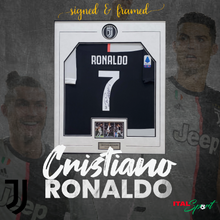 Load image into Gallery viewer, Cristiano Ronaldo Authentic 2019/20 Adidas Juventus Signed &amp; Framed Jersey
