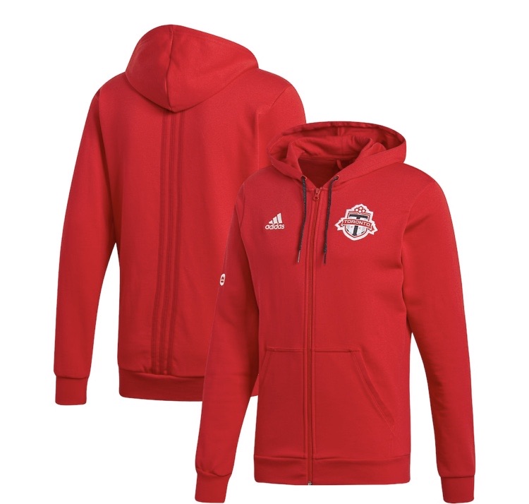 Toronto FC Adidas Red Travel - Full-Zip Jacket
