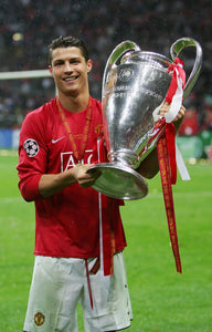 Cristiano Ronaldo Authentic 2008 Manchester United Signed & Framed 