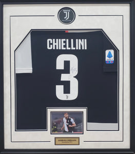 Giorgio Chiellini's Official Juventus Signed & Framed Jersey