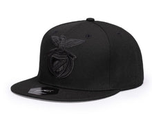 Load image into Gallery viewer, BENFICA – BLACK FLAT PEAK SNAPBACK HAT (Fi COLLECTION)
