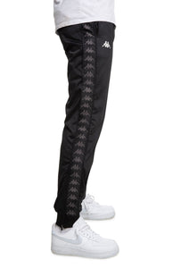 Kappa Banda Astoria Slim Sweatpants in Black - Laces