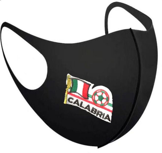 Calabria Black Breathable Face Mask Unisex