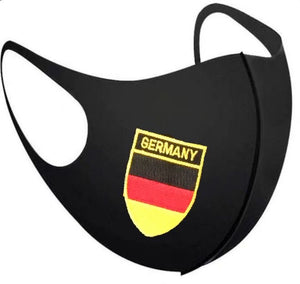 Germany Black Breathable Face Mask Unisex