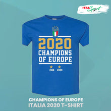 Load image into Gallery viewer, ITALY 2020 EURO CHAMPIONS T-SHIRT
