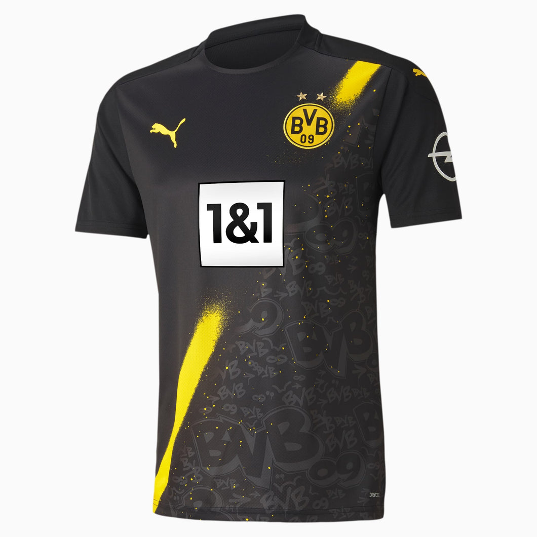 Puma 2020-2021 Borussia Dortmund Away Football Shirt