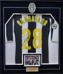 Fabio Cannavaro Authentic Signed & Framed Juventus Jersey